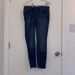 Melrose and Market Jeans with Red Stripe